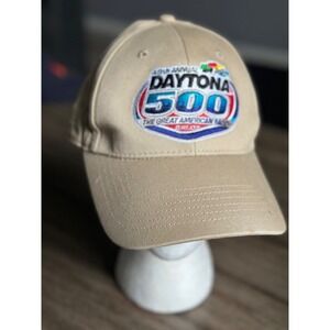 Daytona 500 49th Annual Embroidered Baseball Cap Adjustable Snapback One Size